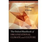 Oxford Handbook Of Organizational Climate And Culture