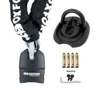 Oxford Hardcore XC13 Sold Secure Cadenas de chaîne de moto avec ancre au sol Triton Flip pour moto scooter Antivol 2 m