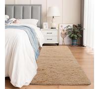 Oxford Homeware Grand tapis moderne doux et lavable pour salon, chambre à coucher, salon, couloir, 80 x 300 cm, beige