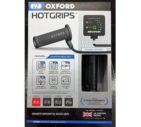 Oxford Hotgrips Advanced Sports Poignées chauffantes pour Moto Unisexe, Noir, Taille Unique