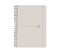 Oxford Identity Cahier B5, points, couverture extra rigide, 96 feuilles, beige