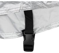 OXFORD Indoor / Outdoor Abdeckplane Aquatex Schwarz/Silber - Moto / Scooter - S