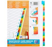 OXFORD Intercalaires Alphabetiques 26 Positions Format A4+ Carte Blanche 170G
