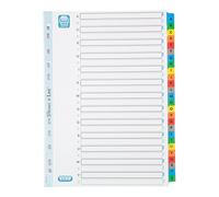 OXFORD Intercalaires Alphabétiques A4 26 Positions Carte Epaisseur 170g Blanc