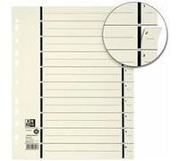 Oxford Intercalaires avec perforation, format A4 extra large G