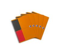 Oxford International ActiveBook Ligné B5 5 Stück Orange.