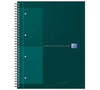Oxford International Cahier NOTEBOOK, A4, ligné, noir
