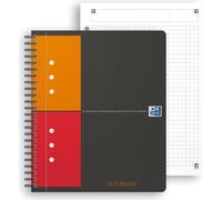 Oxford International Collegeblock "ACTIVEBOOK" quadrillé DIN A5+ 80 feuilles