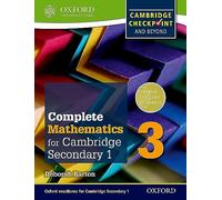 Oxford International Maths for Cambridge Secondary 1 Volume 3