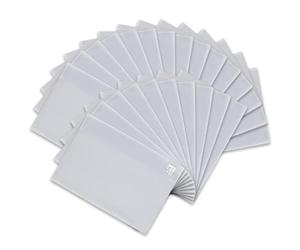 Oxford Landre 100420091 Lot de 25 Housses/Protège-cahiers Pour DIN A5 Flexible et lavable Transparent Protège documents/pochettes pour format A5 farblos-transparent