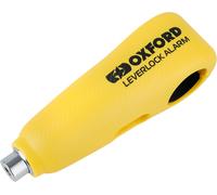 Oxford LeverLock, verrouillage du guidon avec alarme Jaune Jaune