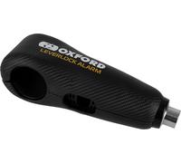 Oxford LeverLock, verrouillage du guidon avec alarme Noir Noir