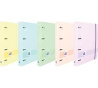 Oxford live & go 4 ring binder 35mm europeanbinder a4+ polyfoam with/replacement 1 line w/pastel shades