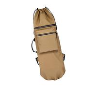 Oxford Longboard Carry Case Sac à bandoulière résistant à l'eau Portable Skateboard Sac à Dos pour Cruiser Planche à roulettes électrique Femmes, Kaki