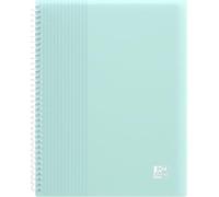 Protège-documents à spirale Oxford School Life A5 40 pochettes 80 vues Modèle aléatoire Rose pastel; Vanille pastel ; Bleu pastel; Vert pastel ; Violet pastel G