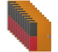 Oxford Lot De 10 Cahiers Activebook B5 Ligné 6mm 160 Pages Couverture Polypro