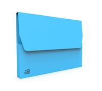 Oxford Lot de 10 Chemises à Poche Carte Kraft 24x32cm Bleues