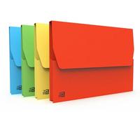 Oxford Chemises à poche carte kraft – Lot de 10 24x32 cm Couleurs assorties