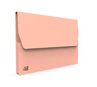 Oxford Lot de 10 Chemises à Poche Carte Kraft 24x32cm Rose Pastel