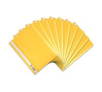 Oxford Lot de 10 chemises A4 en plastique jaune