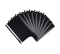 Oxford Lot de 10 chemises A4 en plastique noir