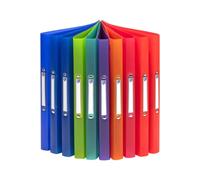 Oxford Lot de 10 classeurs Urban - Format A4 - Dos : 2 cm - 2 anneaux - 8 couleurs - Format A4