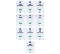 Oxford Lot De 10 Sachets De 100 Fiches Bristol Non Perforées 21x29,7 Cm Uni Blanc