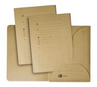 OXFORD Lot de 10 Sous-Dossiers Touareg A4 Capacité 200 Feuilles Carte Recyclée Epaisseur 240g Beige Naturel