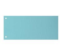 Oxford Lot de 100 intercalaires perforés en carton manille recyclé Bleu 10,5 x 24 cm