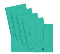 OXFORD Lot de 100 Sous-Dossiers A4 Capacite 200 Feuilles Carte Kraft Epaisseur 240g Vert Pastel