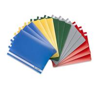 Oxford Lot de 15 chemises A4 en plastique Couleurs assorties