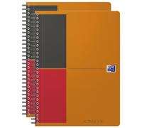 Oxford Lot De 2 Cahiers Activebook B5 Ligné 6mm 160 Pages Couverture Polypro