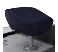 Oxford Lot de 2 housses de siège de bateau imperméables et coupe-vent - Noir - Convient pour 45,7 x 50,8 x 35,6 cm - Ourlet élastique - Rangement facile pour la pêche, la voile, la poussière - Toutes
