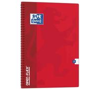 Oxford Lot De 20 Cahiers Spirale "Openflex" A4 Seyès180 Pages 90g Couverture Pp Aléatoire