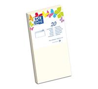 Oxford Lot de 200 Enveloppes format 11 x 22cm Vanille