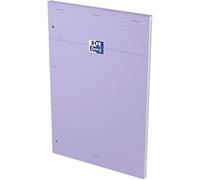 Oxford Lot de 21 Blocs-notes Smart Pastel A4+ 160 Pages 5x5 Agrafée Couverture Carte Souple Couleurs Assorties