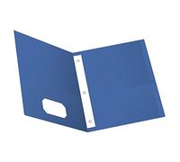 Oxford Lot de 25 chemises à double poche avec fermetures, format lettre, bleu roi, 25 par boîte (57712)