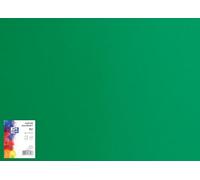 OXFORD Lot de 25 feuilles de carton à dessin - 50 x 70 cm - Format B2 - Format B2 - Papier de bricolage coloré - Pour types de travaux manuels - Papier de couleur 225 g/m² - Vert foncé