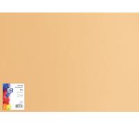 OXFORD Lot de 25 feuilles de carton à dessin - 50 x 70 cm - Format B2 - Papier de bricolage coloré - Pour types de travaux manuels - Papier de couleur 225 g/m² - Marron clair