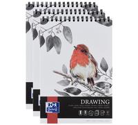 Oxford Lot De 3 Blocs À Dessin Art Spiralé A4 100p 160g