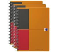 Oxford Lot De 3 Cahiers Activebook B5 Ligné 6mm 160 Pages Couverture Polypro
