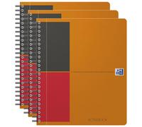 Oxford Lot De 3 Cahiers Activebook Spiralé Polypro A5+ 160 Pages 90g Lignées