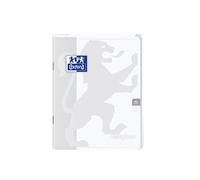 OXFORD Lot de 3 Cahiers Easybook agrafé 17x22cm 96 pages grands carreaux incolore