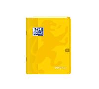 OXFORD Lot de 3 Cahiers Easybook agrafé 17x22cm 96 pages grands carreaux jaune
