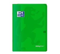 OXFORD Lot de 3 Cahiers Easybook agrafé 21x29.7cm 96 pages grands carreaux vert