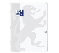 OXFORD Lot de 3 Cahiers Easybook agrafé 24x32cm 96 pages grands carreaux incolore