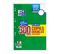 Oxford Copies Doubles, Format A4, Seyès, Papier 90 G