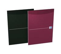 OXFORD Lot de 5 Bloc-Notes Essentials A4 Ligné 7mm Margé 160 Pages Endossé Couverture Carte Coloris Assortis