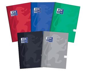 Oxford Lot de 5 cahiers A4 96 feuilles lignée Mélange de couleurs