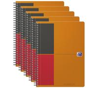 Oxford Lot De 5 Cahiers Activebook B5 Ligné 6mm 160 Pages Couverture Polypro